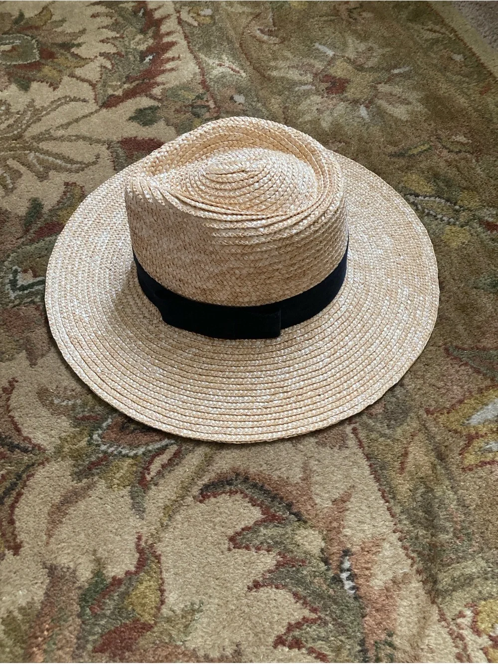 BRIXTON Johanna Wide-Brim Natural Straw Hat 👒